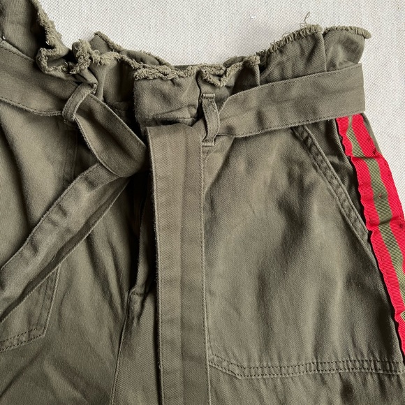 army green side striped pants - Picture 3 of 7